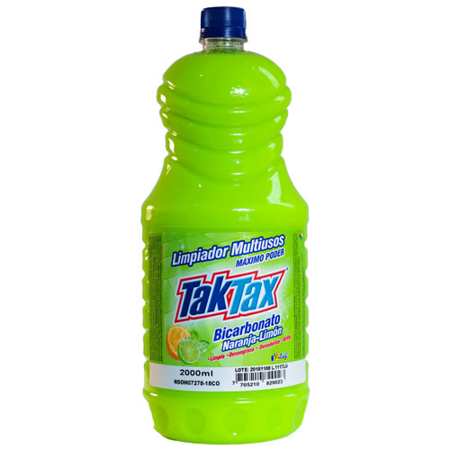 Limpiador multiusos Tak Tax con bicarbonato 2000 ml para pisos y superficies