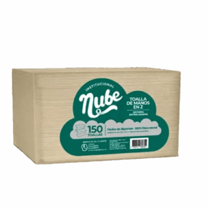 Toallas de manos Nube hoja natural 150 und plegadas en Z