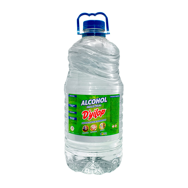 Alcohol industrial D’yilop 3.8 litros al 70% desnaturalizado