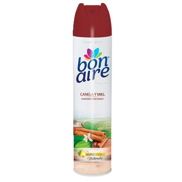 Ambientador Bonaire Canela Miel Spray 400 ml
