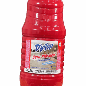 Cera Plástica Emulsionada Roja D’yilop brillo y protección de pisos