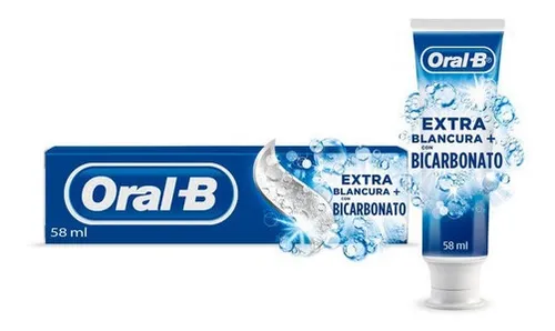Crema Dental Oral-B Extra Blancadura 58 ml para dientes más blancos