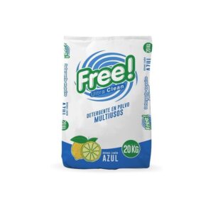 Detergente en polvo multiusos Azul Free 20 kg