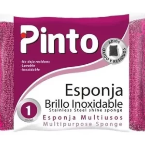 Esponja Multiusos Brillo Inoxidable Pinto 1 unidad