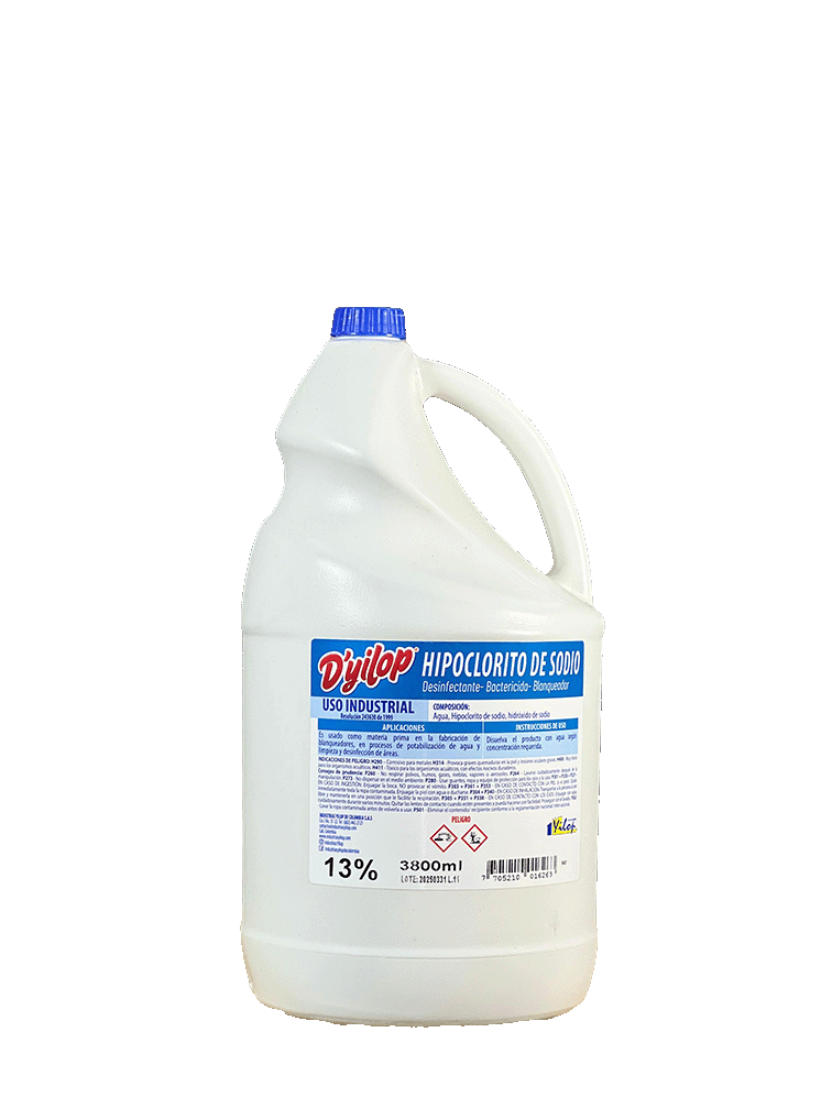 Hipoclorito de sodio D’yilop 1000 ml / 3800 ml