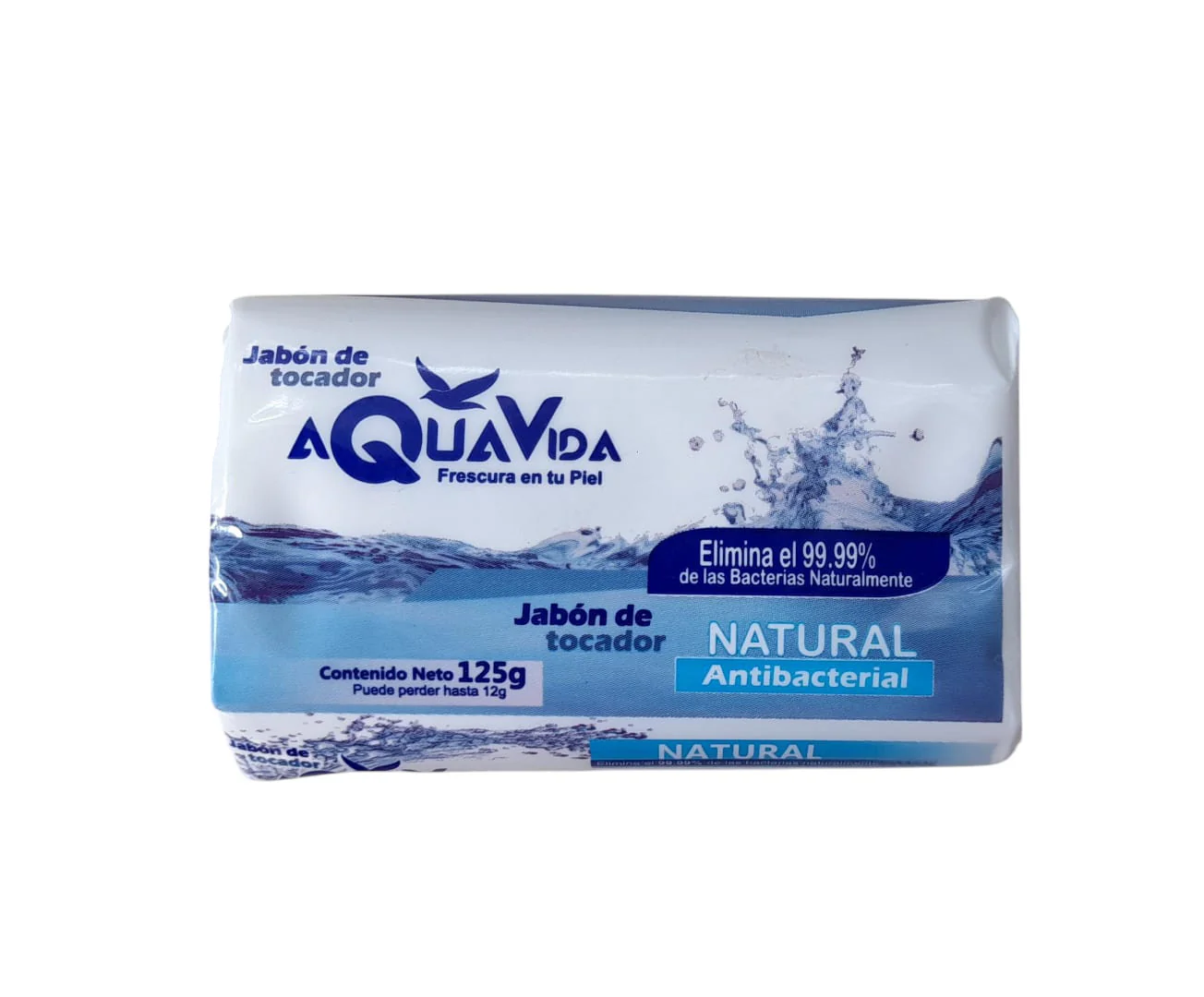 Jabón en Barra Antibacterial AquaVida