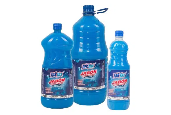 Jabón líquido azul TakTax
