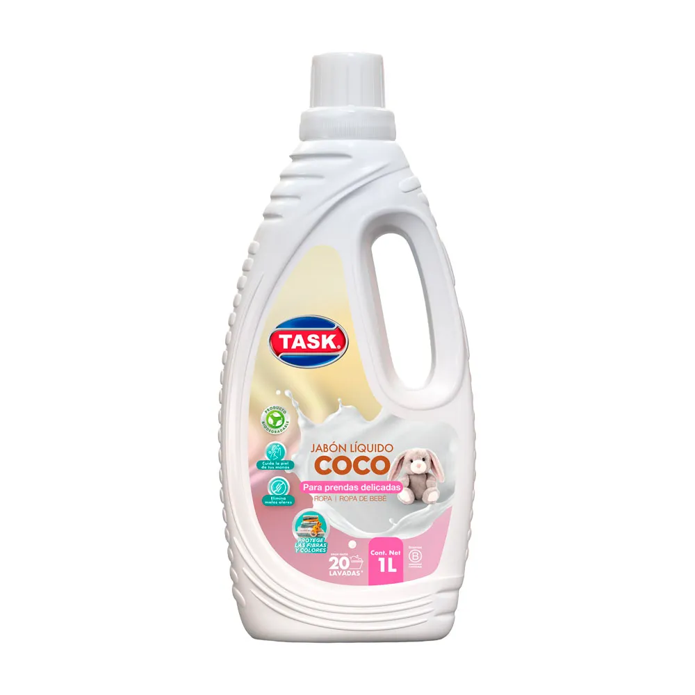 Jabón Líquido Coco Task 1 litro