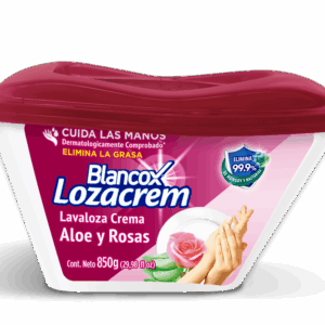 Lavaloza Crema Blancox Aloe y Rosas 450 g y 850 g
