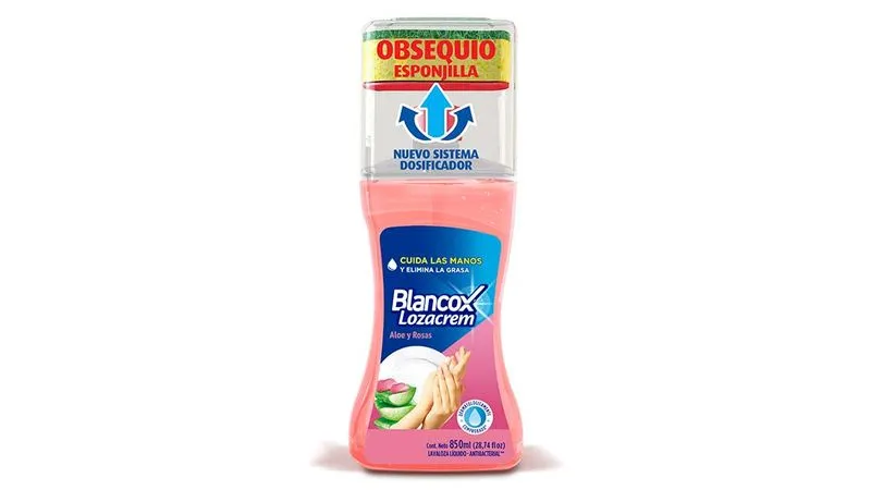 Lavaloza Líquido Aloe y Rosas Crem Blancox 850 ml