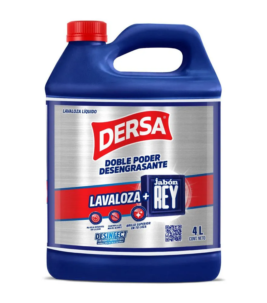 Lavaloza Líquido Desengrasante Jabón REY Dersa