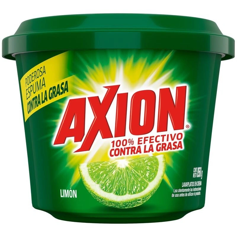 Lavaplatos en crema Axion limón