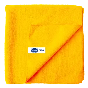 Paño de microfibra amarillo Task-Pro en paquete de 5 unidades para limpieza multiusos