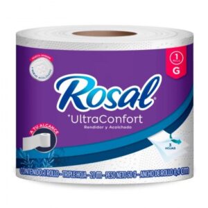 Papel higiénico Rosal Ultra Confort G 1 rollo 20 mts