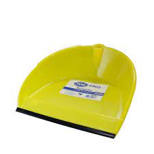 Recogedor de plástico Task Pro con borde de goma para limpieza