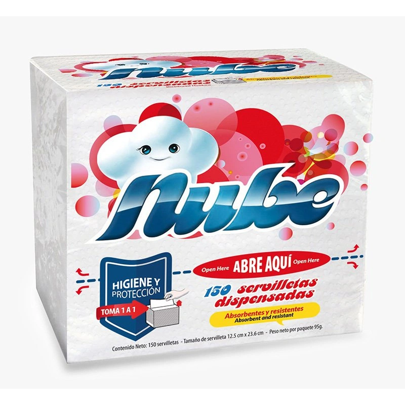 Servilletas Doble Blanca Dispensadas NUBE – Paquete 150 unidades