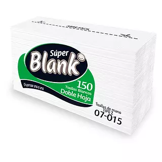Toalla de mano tipo Z DH Natura Super Blank 150 unidades
