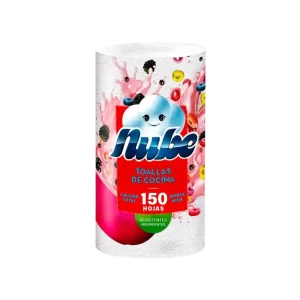 Toalla de Cocina Doble Hoja NUBE Calidad Total 150 Hojas