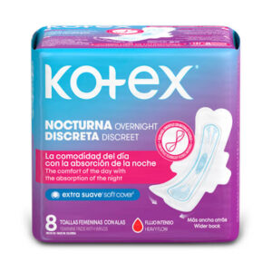 Toallas higiénicas nocturnas Krotex Discreta con alas