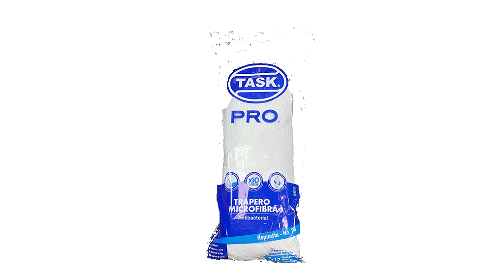 Trapero Mecha Copa Microfibra 300g Blanco Task Pro