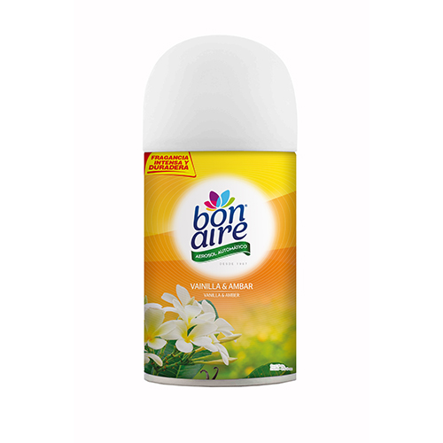 Ambientador Bonaire Vainilla y Ámbar aerosol 250 ml