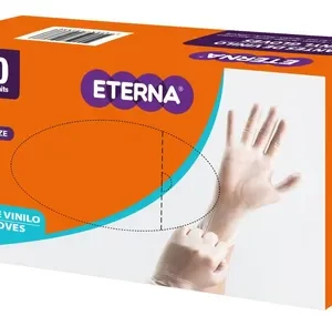 Caja de guantes de vinilo Eterna talla S