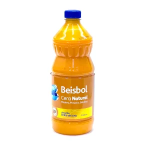 Cera Natural Amarilla Brillo de Luna 2000ml para madera, mosaico y baldosa