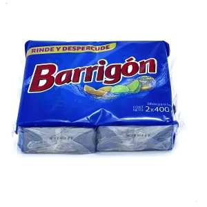 Jabón para lavar Barrigón 2x400g rinde más y despercude