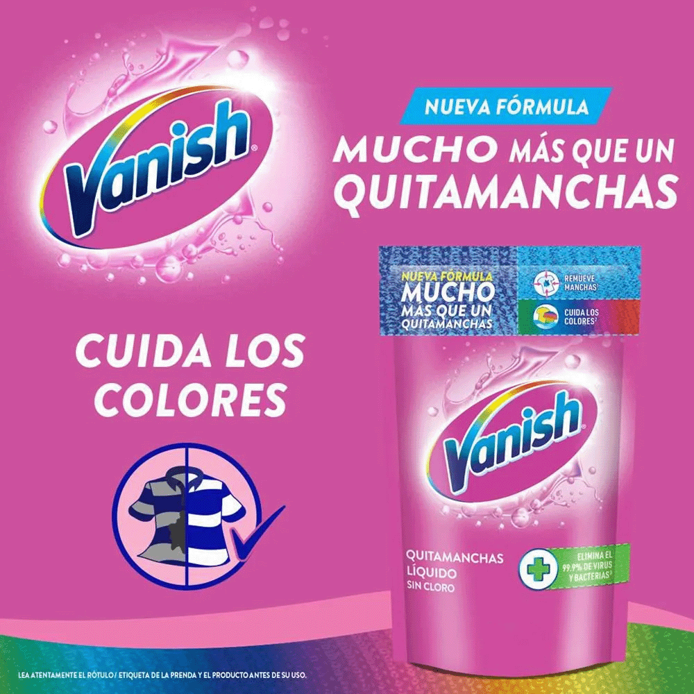 Vanish Quitamanchas Líquido Sin Cloro - Image 2